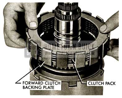 1958 Buick Flight Pitch Dynaflow Slide Forward Clutch Backing Plate