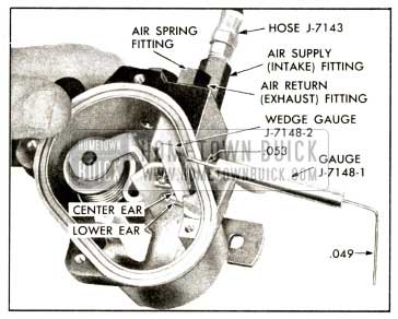 1958 Buick Height Valve - Checking Intake Valve View