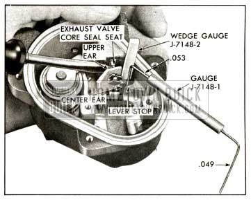 1958 Buick Height Valve Core Setting View