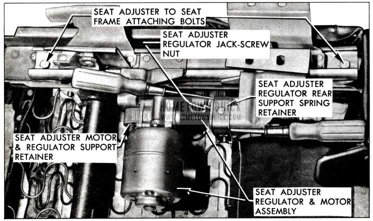 1958 Buick Horizontal Power Seat Regulator