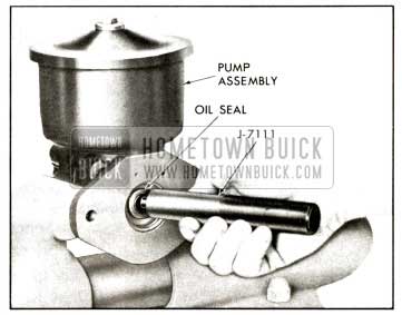 1958 Buick Installing Oil Seal View