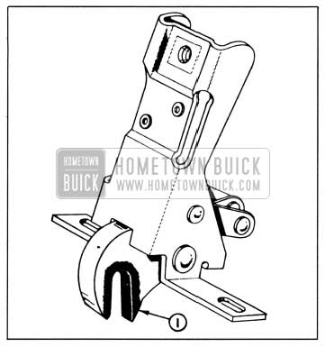 1958 Buick Lubrication of Rear Compartment Lid Lock Bolt