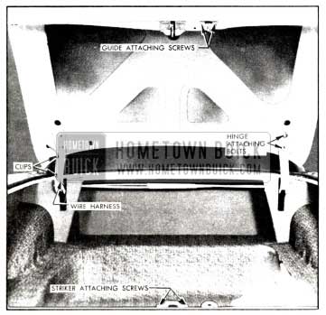 1958 Buick Open Rear Compartment