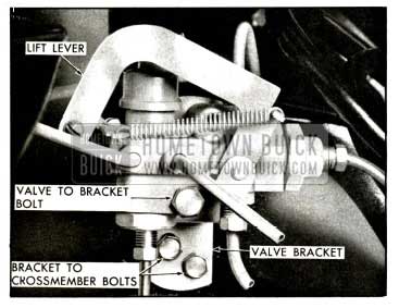 1958 Buick Override Valve - Lift Condition