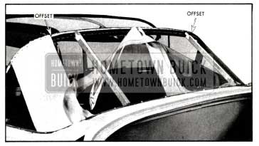 1958 Buick Pad and Curtain Attachment to Large Bow