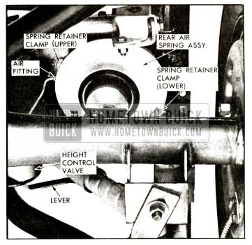 1958 Buick Rear Air Spring Assembly Schematic