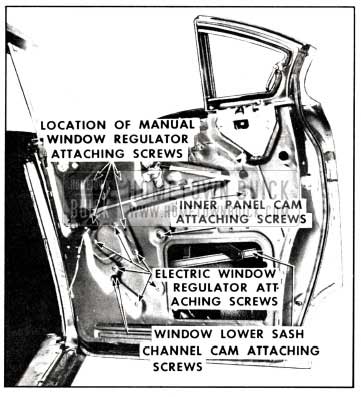 1958 Buick Rear Door Regulator Removal