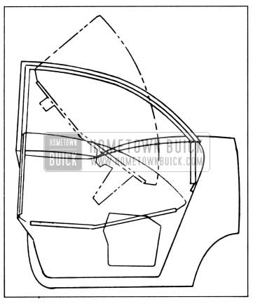 1958 Buick Rear Door Window Installation-Model 41