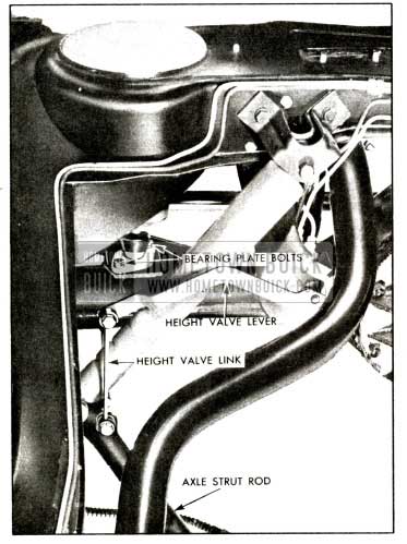 1958 Buick Rear Height Valve Assembly and Bearing Plate