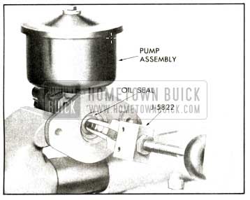 1958 Buick Removing Oil Seal View