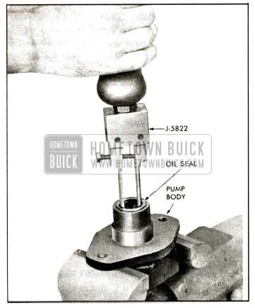 1958 Buick Removing Oil Seal