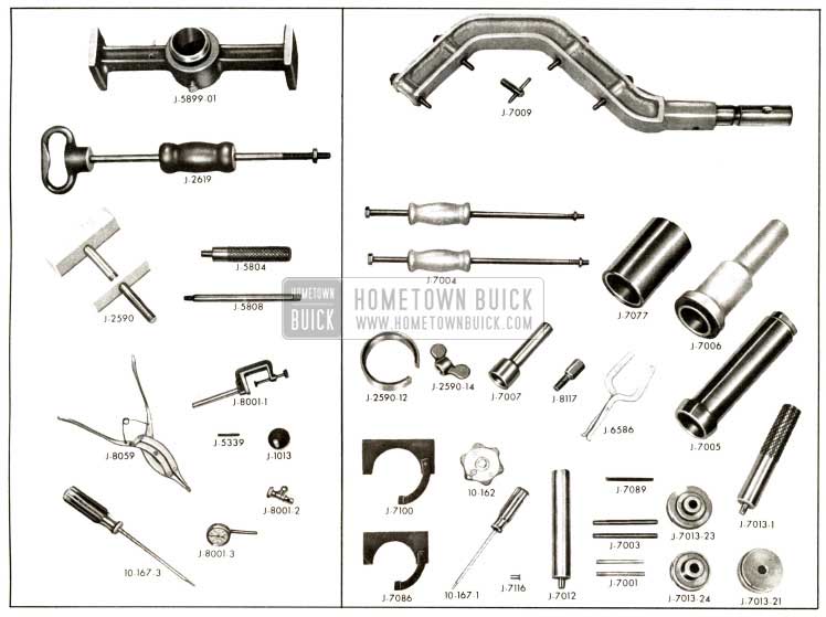 1958 Buick Special Flightpitch Dynaflow Service Tools Overview