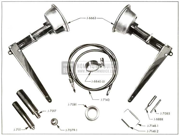 1958 Buick Special Service Tools Overview