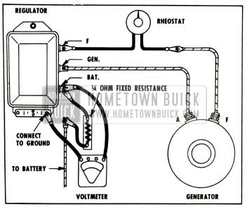 1958 Buick Testing Voltage Regulator
