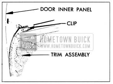 1958 Buick Trim Pad Clip