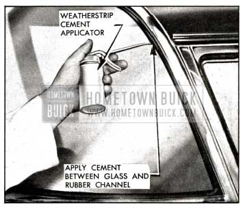 1958 Buick Windshield Rubber Channel Sealing