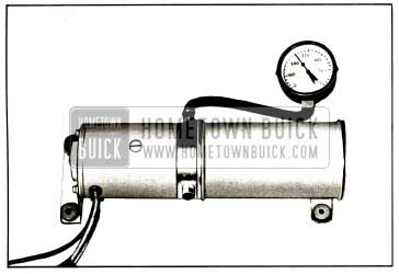 1959 Buick Checking Pump Pressure