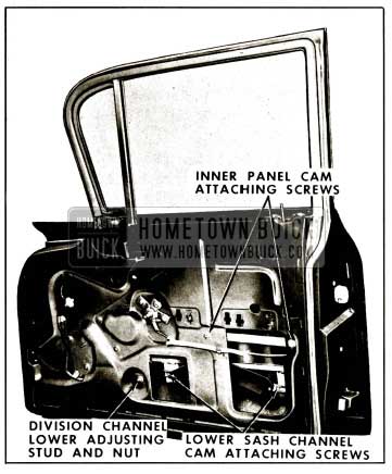 1959 Buick Front Door Window Assembly