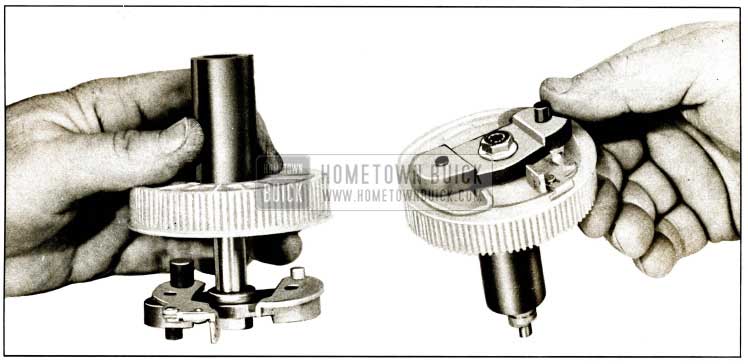 1959 Buick Installing Pawls and Shaft into Gear