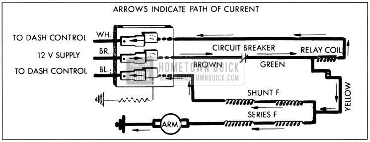 1959 Buick Lo Speed Operation-Wiring Circuit