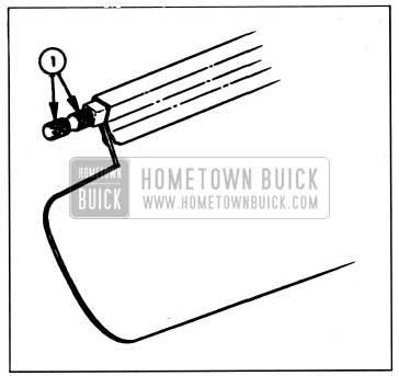 1959 Buick Lubrication of Sunshade Rod