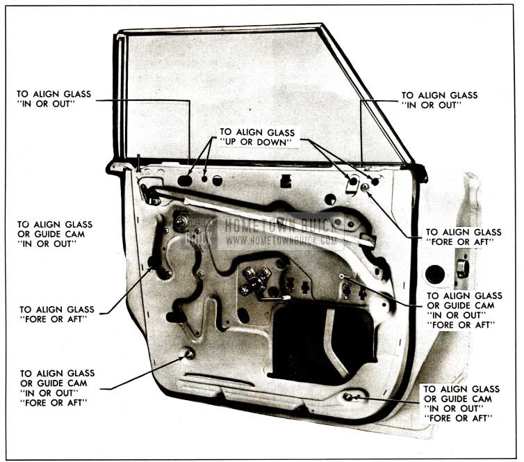 1959 Buick Rear Door Assembly Adjustment