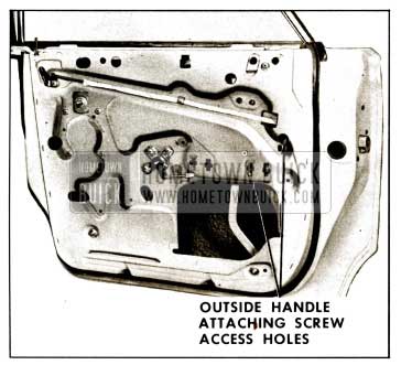 1959 Buick Rear Door Outside Handle Removal