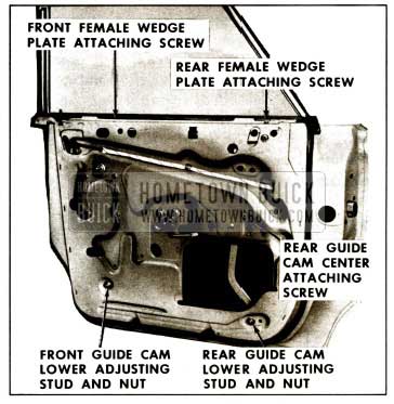 1959 Buick Rear Door Window Adjustments Guide