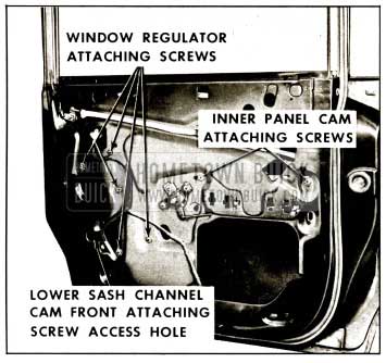 1959 Buick Rear Door Window Regulator Removal Instructions