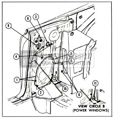 1959 Buick Rear Quarter Inner Panel Sealing 67 Styles