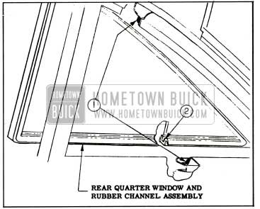 1959 Buick Rear Quarter Window Sealing 19 Styles