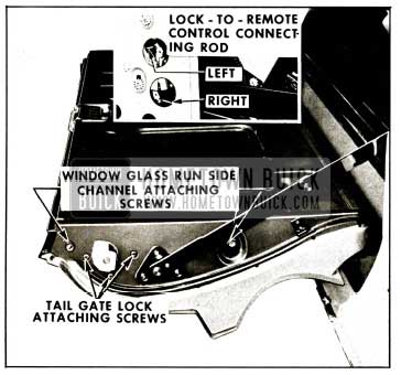1959 Buick Removal of Tail Gate Lock