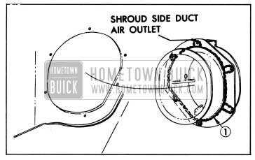 1959 Buick Sealing Shroud Side Ducts