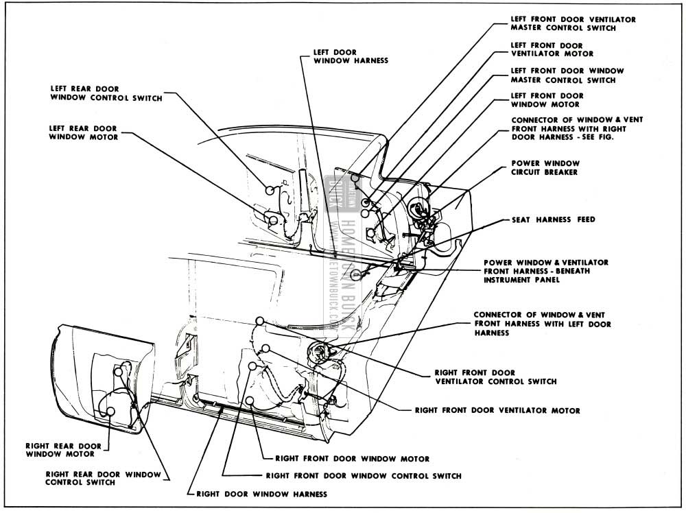 1959 Buick Wiring Harness Installation-Four Door