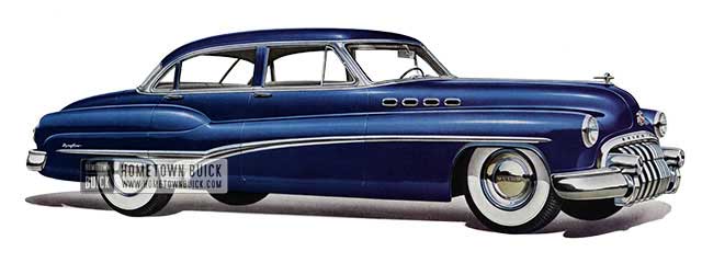 1950 Buick Roadmaster Riviera Sedan - Model 72R