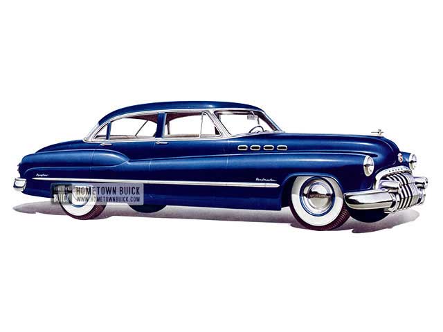 1950 Buick Roadmaster Tourback Sedan - Model 72 HB