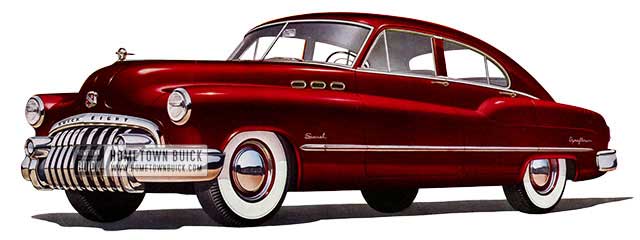 1950 Buick Special Jetback Sedan - Model 43D