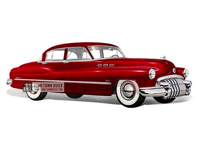 1950 Buick Super Tourback Sedan - Model 51 HB