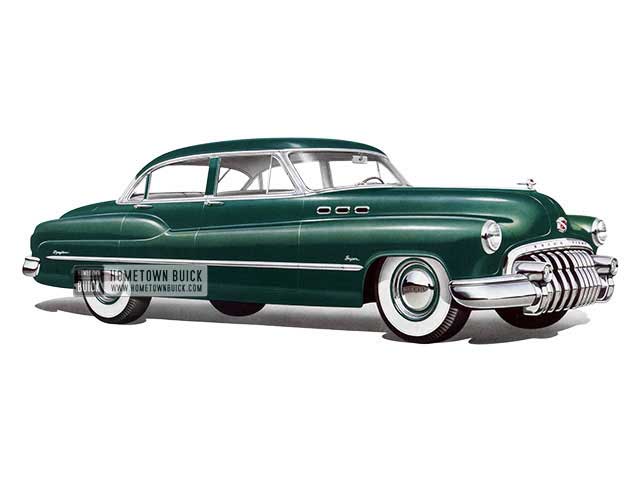 1950 Buick Super Tourback Sedan - Model 52 HB