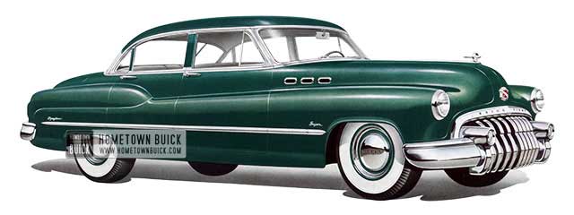 1950 Buick Super Tourback Sedan - Model 52