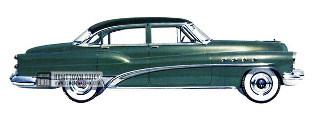 1953 Buick Roadmaster Riviera Sedan - Model 72R