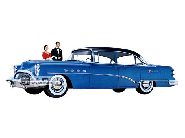 1954 Buick Roadmaster Riviera Sedan - Model 72R HB