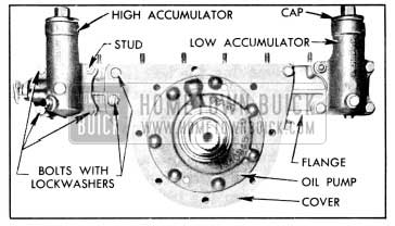 1956 Buick Accumulator Body and Reaction Shaft Flange Attaching Screws