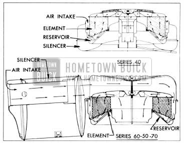 1956 Buick Air Cleaner and Silencer Assemblies