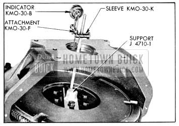 1956 Buick Checking Alignment of Housing at Pilot Hole