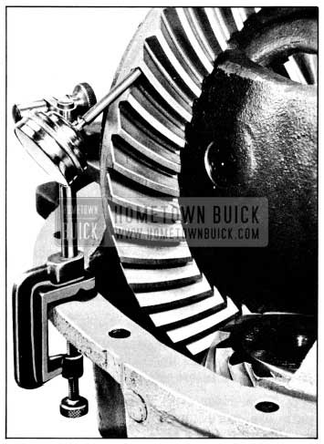 1956 Buick Checking Backlash with Dial Indicator