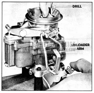 1956 Buick Checking Carburetor Choke Unloader Adjustment