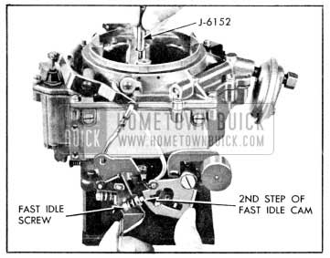 1956 Buick Checking Rochester Fast Idle Cam Adjustment