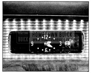 1956 Buick Clock Time Reset and Regulator Knobs