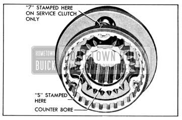 1956 Buick Counterbore and Marks on Second Speed End of Clutch